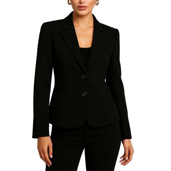 Charter Club Jackets & Blazers - Charter Club Black Formal Blazer Jacket 6 Petite Classic Fitted Professional